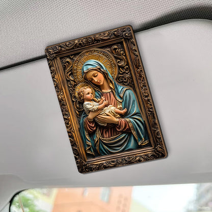 Mary & Jesus - Car Visor Clip