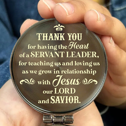 With Gratitude To Our Shepherd - Personalized Compass