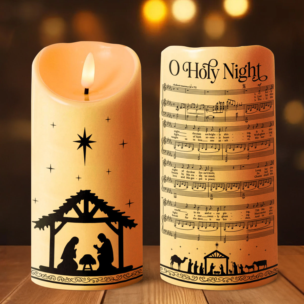 O Holy Night - Flameless LED Candle