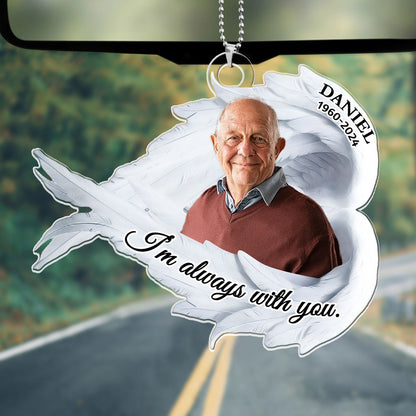 Always With You - Personalized 1-Side Car Acrylic Hanging Ornament