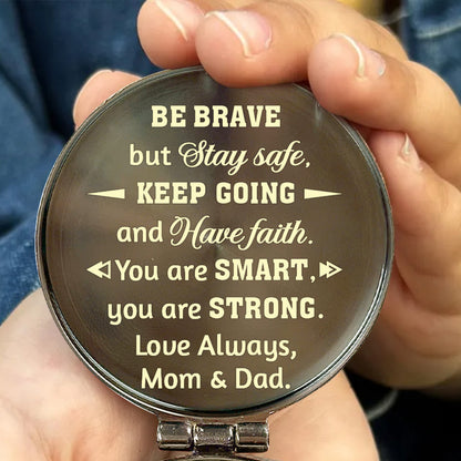 For My Brave Boy - Personalized Compass