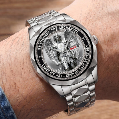 Archangel Michael Heaven’s Guardian -  Men's Wrist Watch