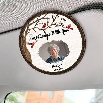 Forever In My Heart - Personalized Car Visor Clip