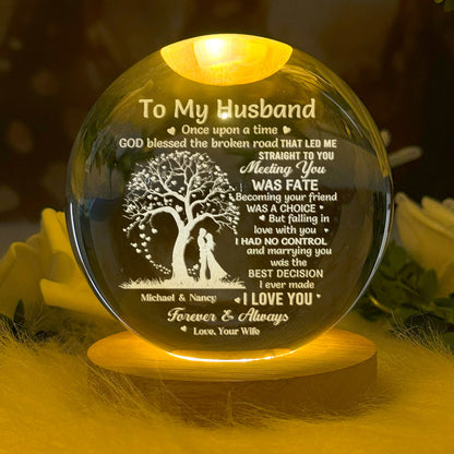Once Upon A Time - Personalized Crystal Ball Night Light