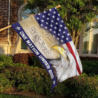 Our Nation Under God Eagle - House Flag