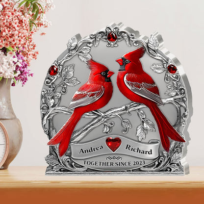 Our Radiant Journey - Personalized Custom Shaped Squared Acrylic Plaque