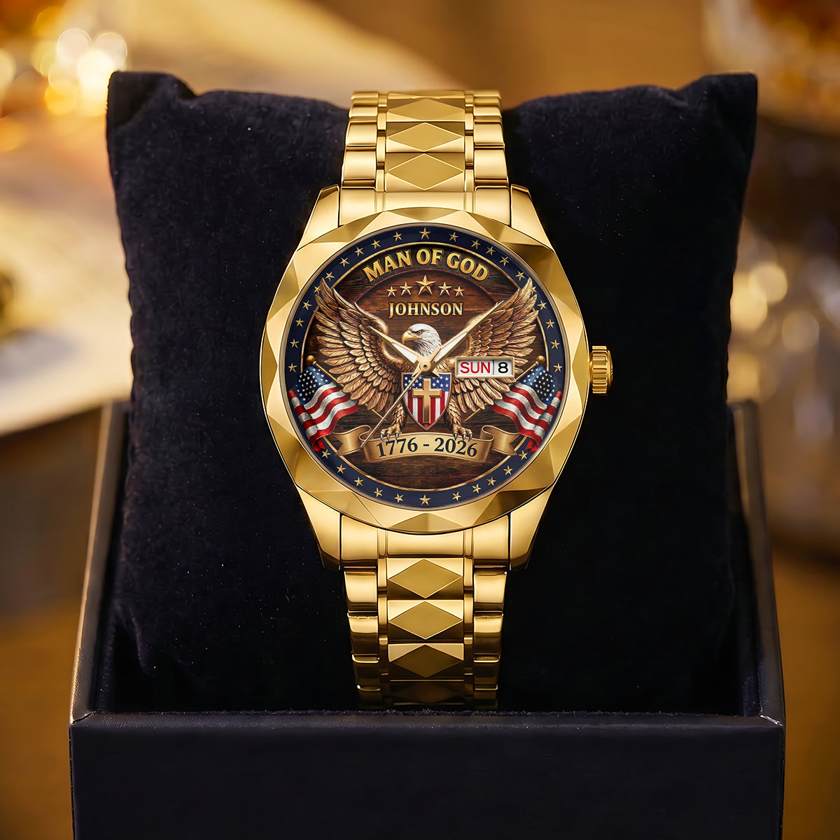 Man Of God - Personalized Men's Wrist Watch