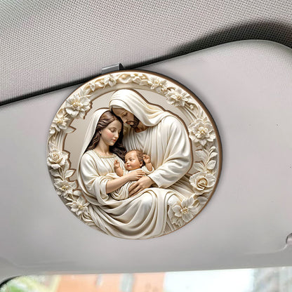 Nativity Scene - Personalized Car Visor Clip