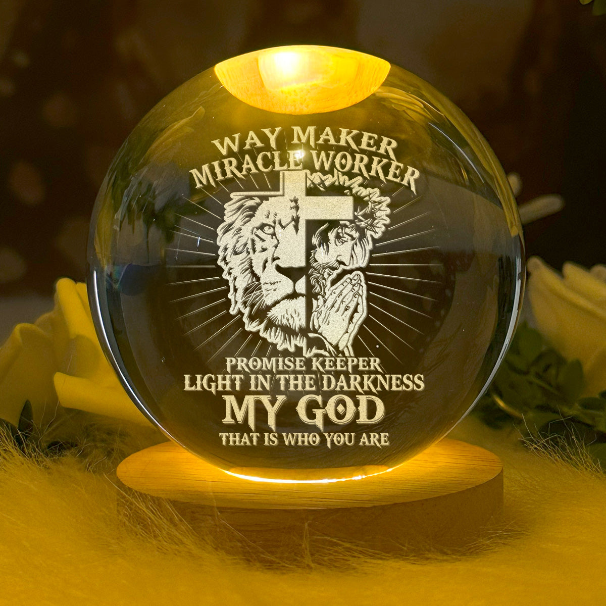 Way Maker - Crystal Ball Night Light