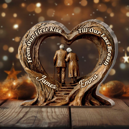 Rough Roads, Steady Love - Personalized Custom Shaped Squared Acrylic Plaque