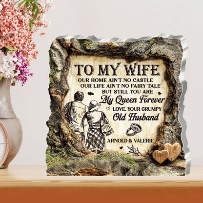 Still My Forever Queen - Personalized Custom Shaped Squared Acrylic Plaque