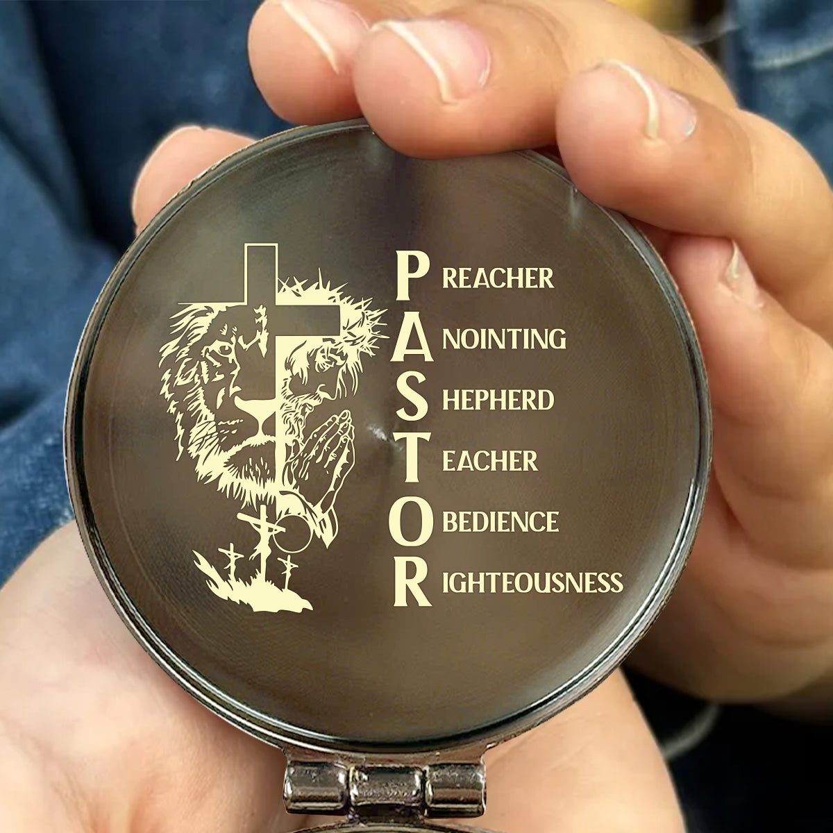 With God As True North - Personalized Compass