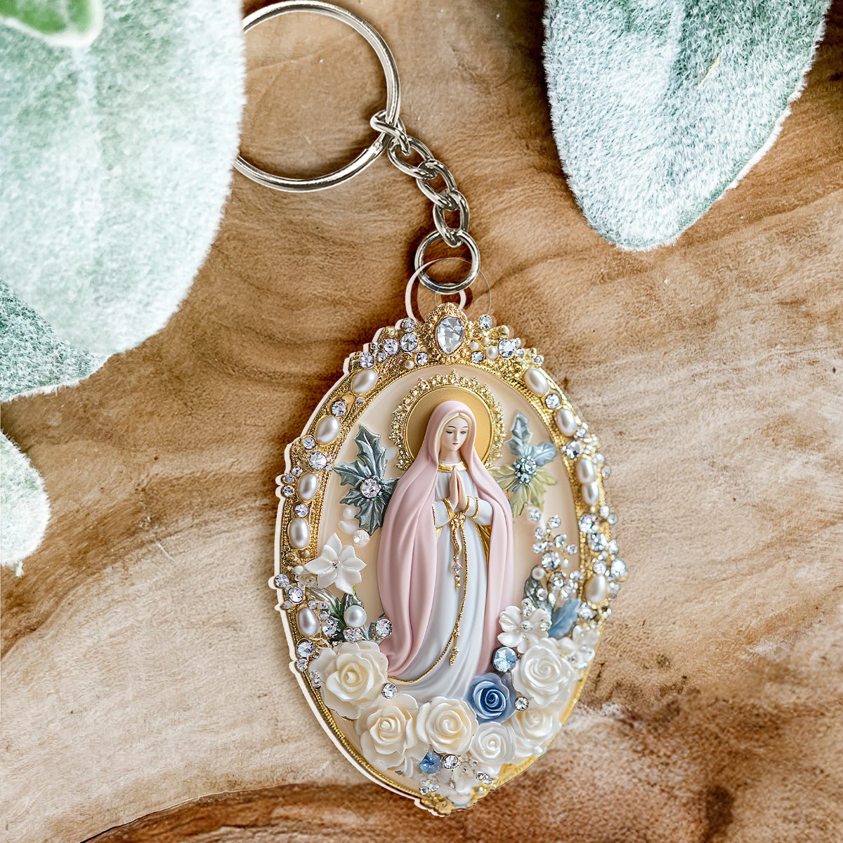 Holy Grace Virgin Mary - Acrylic Keychain