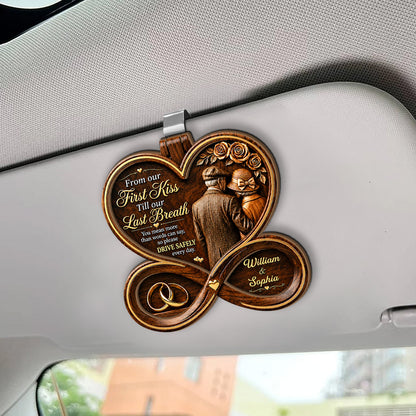 Come Home Safe My Love - Personalized Car Visor Clip