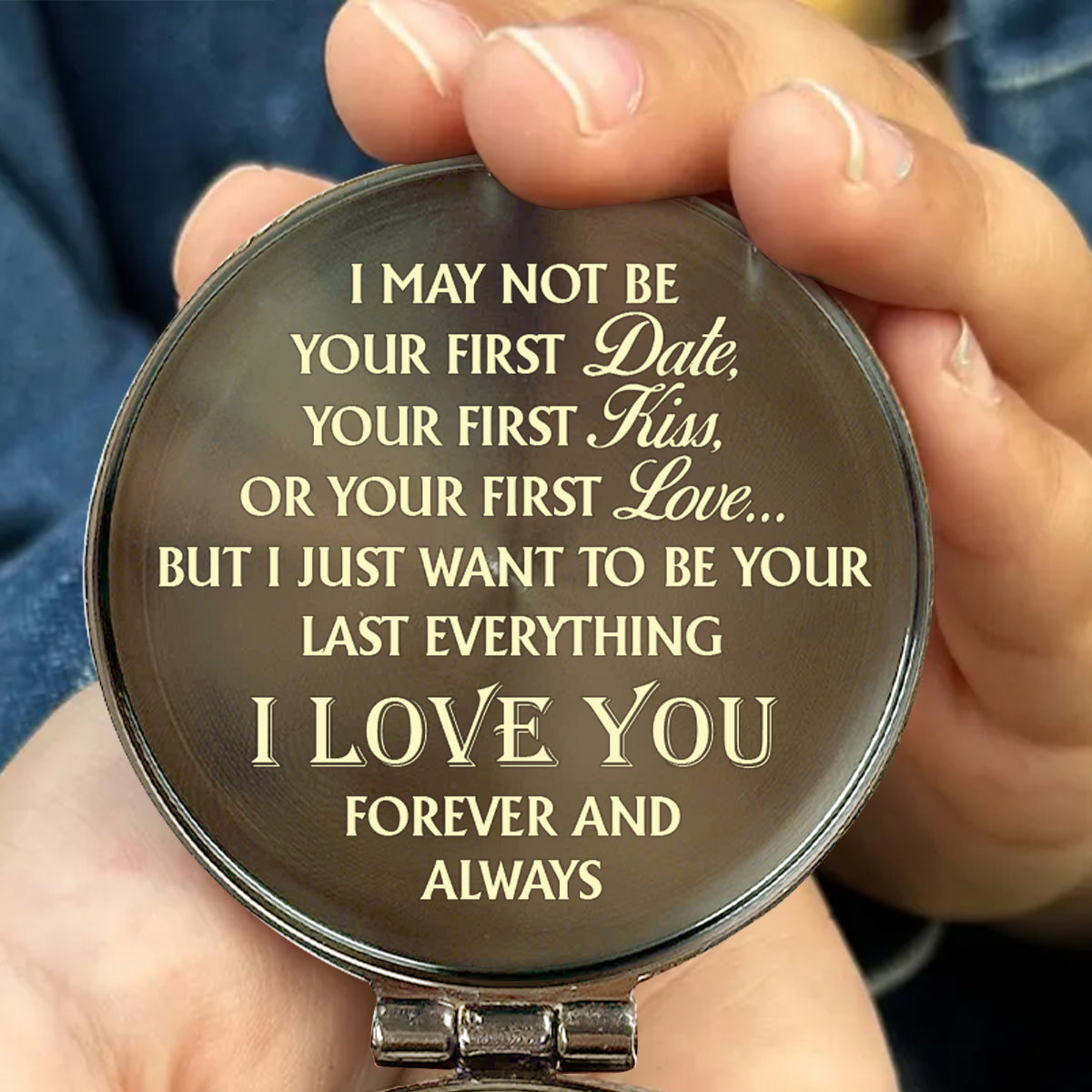 Love You Longer Forever - Personalized Compass