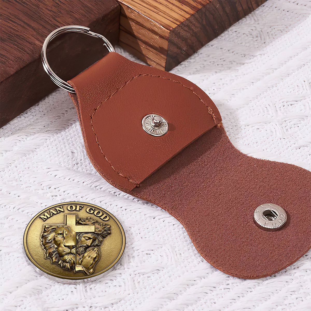 Man Of God - Personalized Pocket Hug