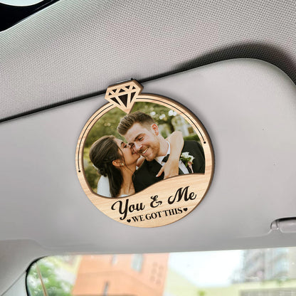 You And Me We Got This - Personalized Car Visor Clip FCCVCLETN2092M