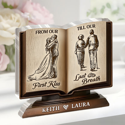 Forever Us - Personalized Custom Shaped Squared Acrylic Plaque
