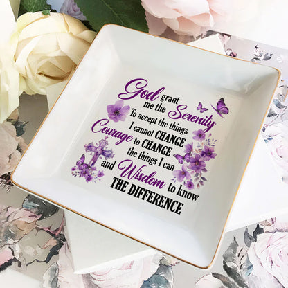 The Serenity Prayer - Personalized Jewelry Dish FCJDNUTN1951D