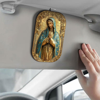 Vintage Style Virgin Mary - Car Visor Clip