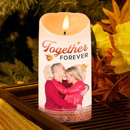 Together Forever Couple - Personalized Flameless LED Candle