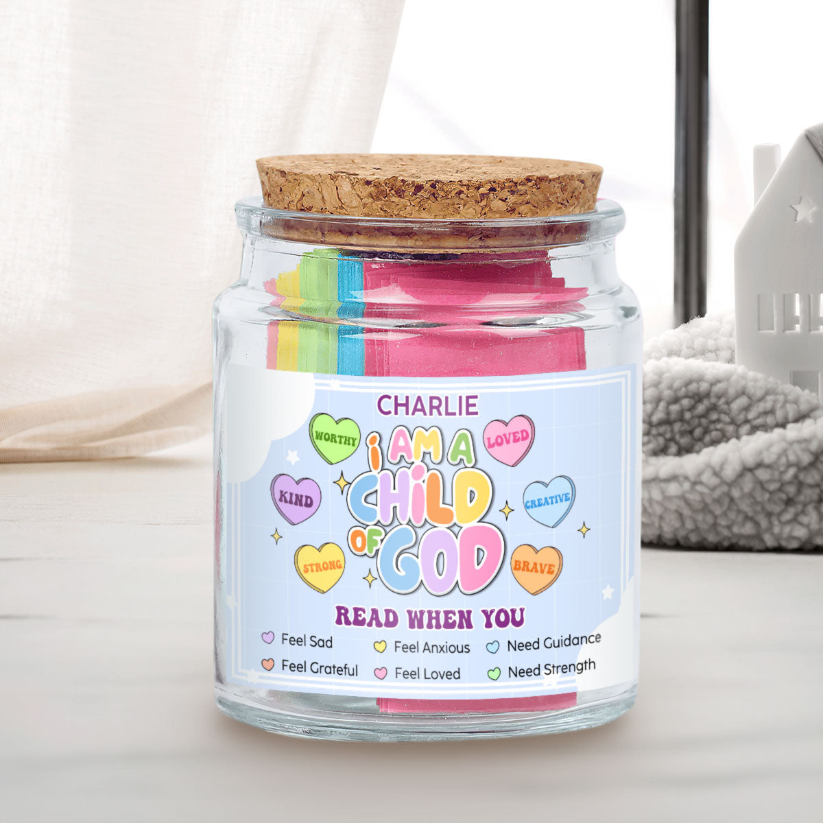 A Child Of God - Personalized Bible Verse Jar For Kids