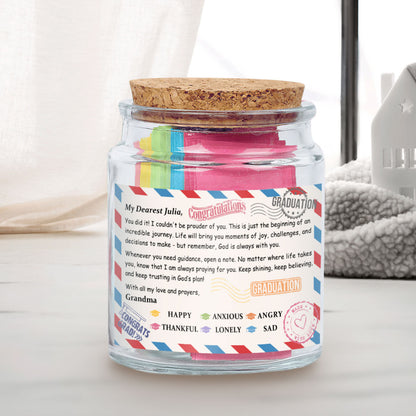 "You Did It" Graduation Gift - Personalized Bible Verse Jar Self-buy