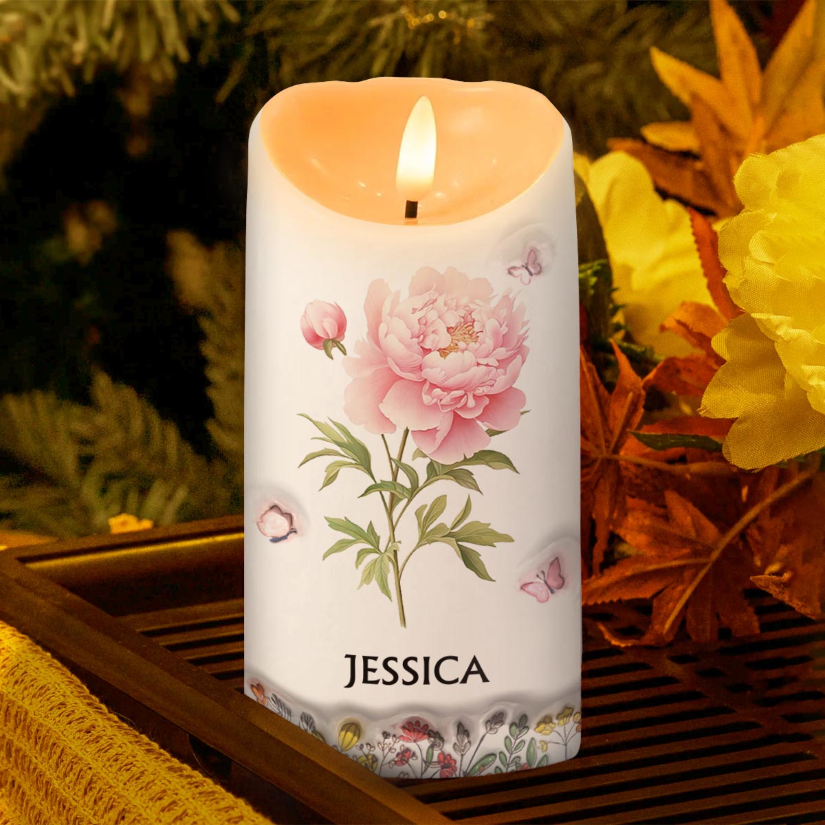 I Can Do All Things Through Christ - Personalized Flameless LED Candle