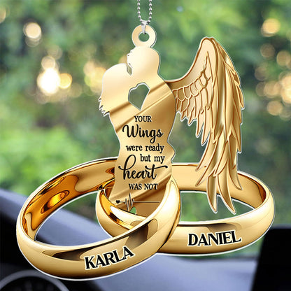 Forever In My Heart  - Personalized Car Acrylic Hanging Ornament