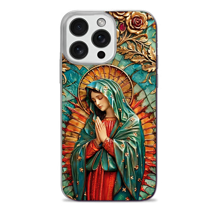 Our Lady Of Guadalupe -  Clear Silicone Phone Case