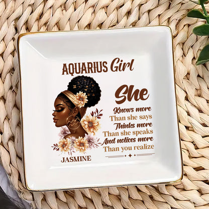 She Knows - Personalized Jewelry Dish FCJDLETN1920TA