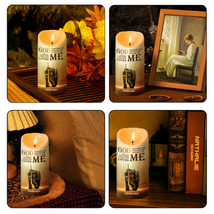 God Designed Me - Personalized Flameless LED Candle