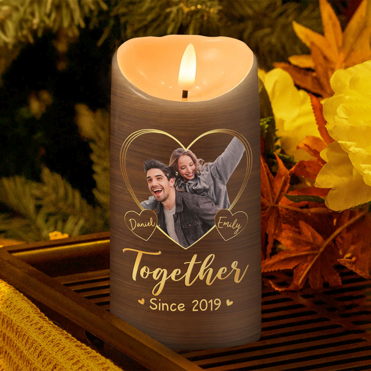 You Are The Light Of My World - Personalized Flameless LED Candle