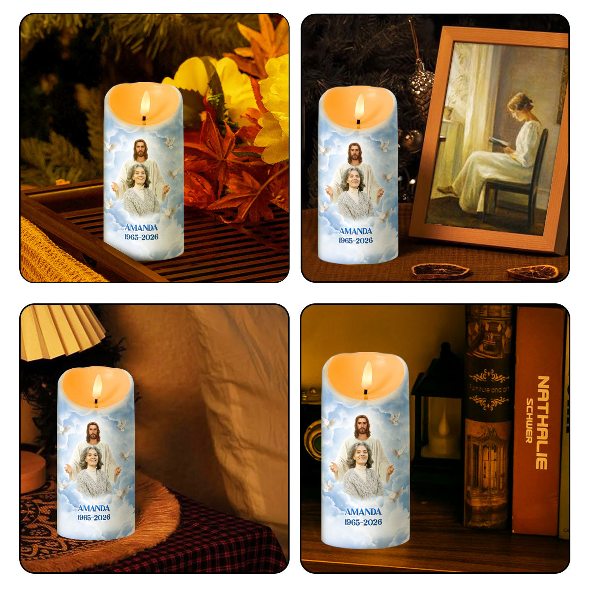 God Saw You Getting Tired - Personalized Flameless LED Candle