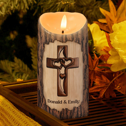 God Gave Me You - Personalized Flameless LED Candle