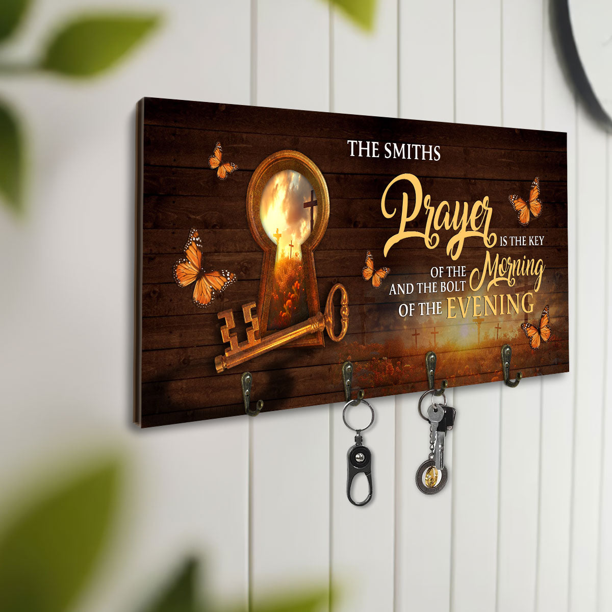 Prayer Is The Key - Personalized Key Holder FCUWKHCSLEPA1741TA