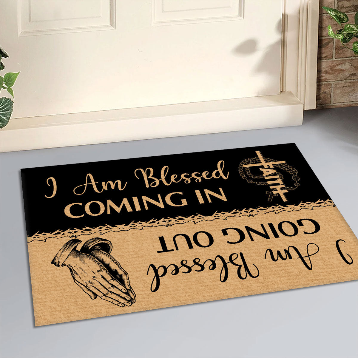 I Am Blessed Coming In - Doormat FCDMLEHA1812M