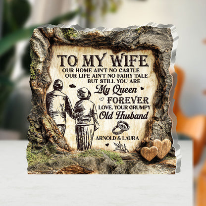 Still My Forever Queen - Personalized Custom Shaped Squared Acrylic Plaque