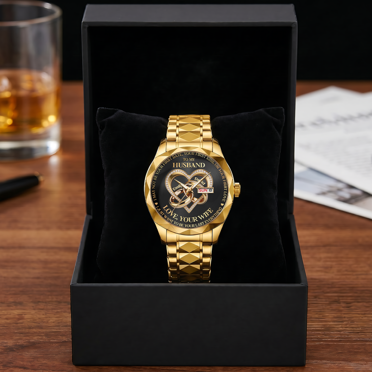Be Your Last Everything - Personalized Men's Wrist Watch