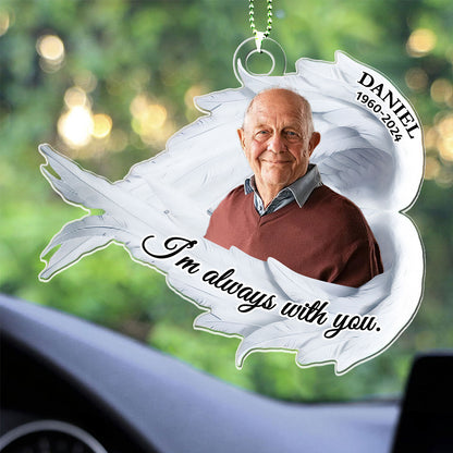 Always With You - Personalized 1-Side Car Acrylic Hanging Ornament