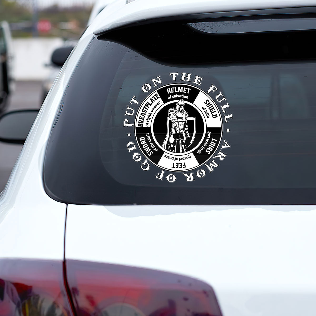 Put On Full Armor Of God - Personalized Sticker