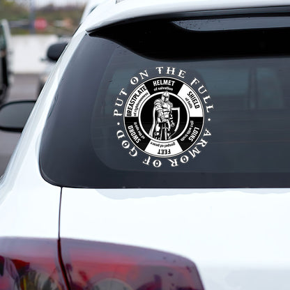 Put On Full Armor Of God - Personalized Sticker