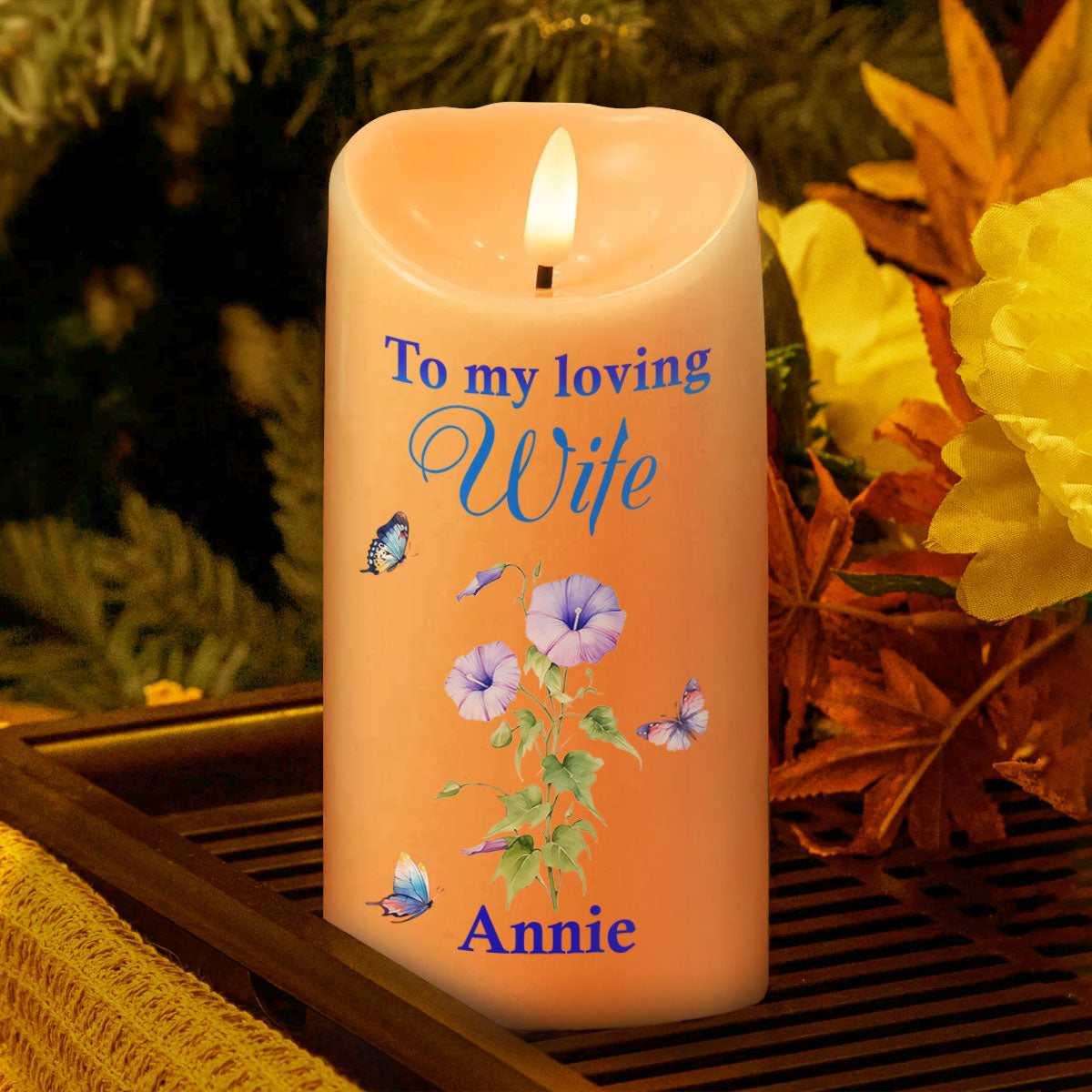 To My Loving - Personalized Flameless LED Candle