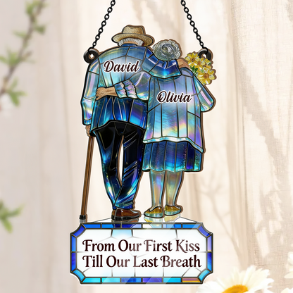 Eternal Love Journey - Personalized Window Hanging Suncatcher