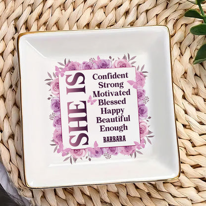 She Is - Personalized Jewelry Dish FCJDNUTN1901L