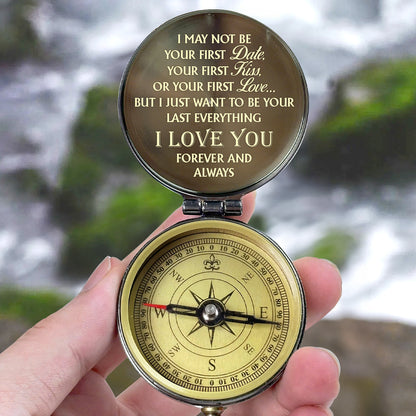 Love You Longer Forever - Personalized Compass