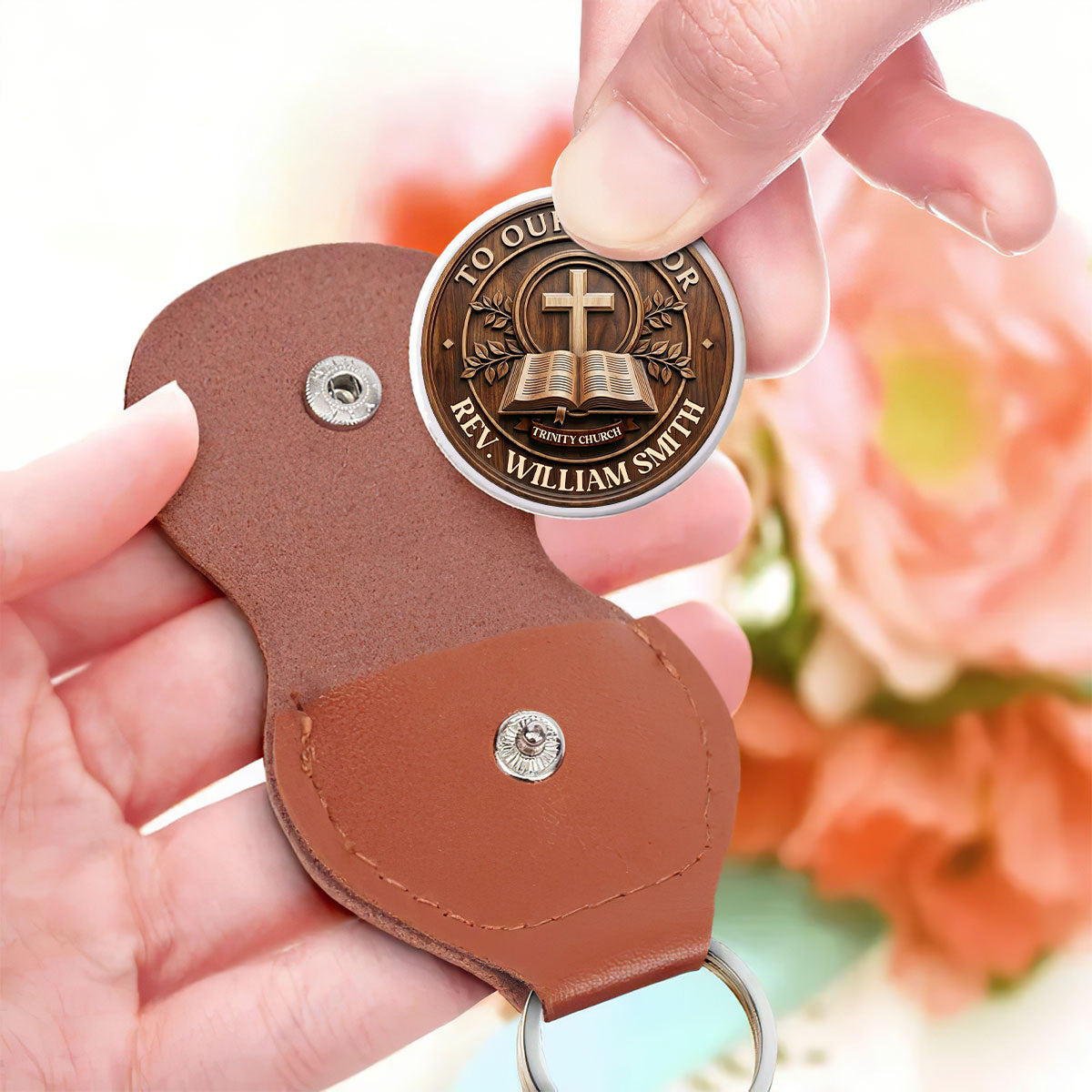 Servant Shepherd Heart Keepsake - Personalized Pocket Hug
