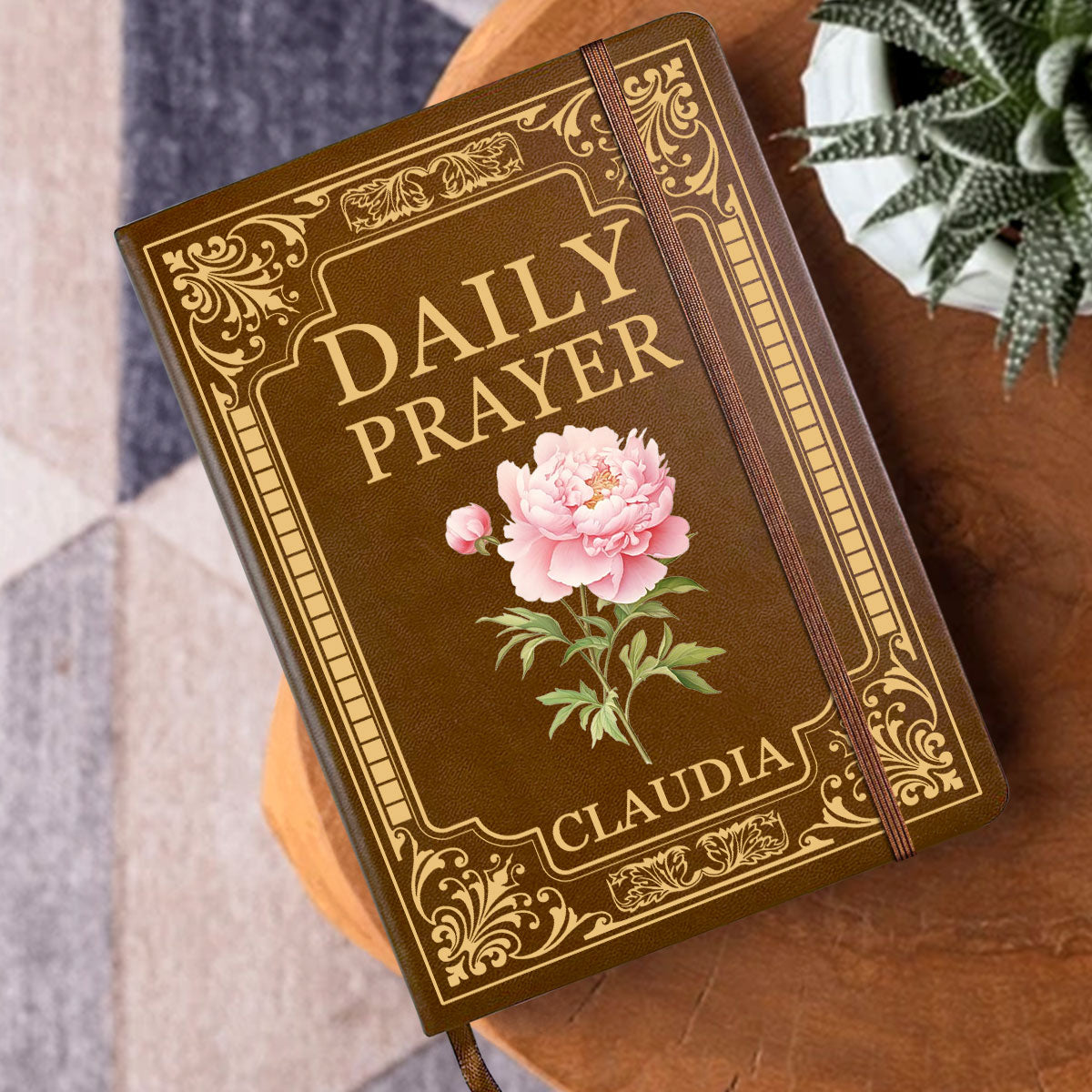 Daily Prayer - Personalized Leather Cover