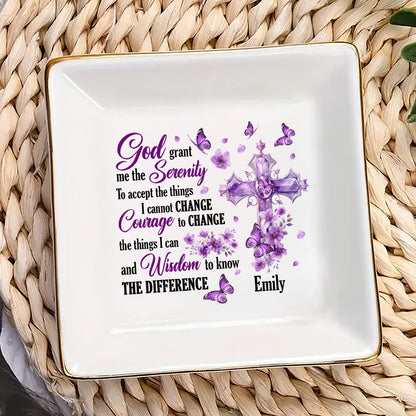 The Serenity Prayer - Personalized Jewelry Dish FCJDLETN2260TA