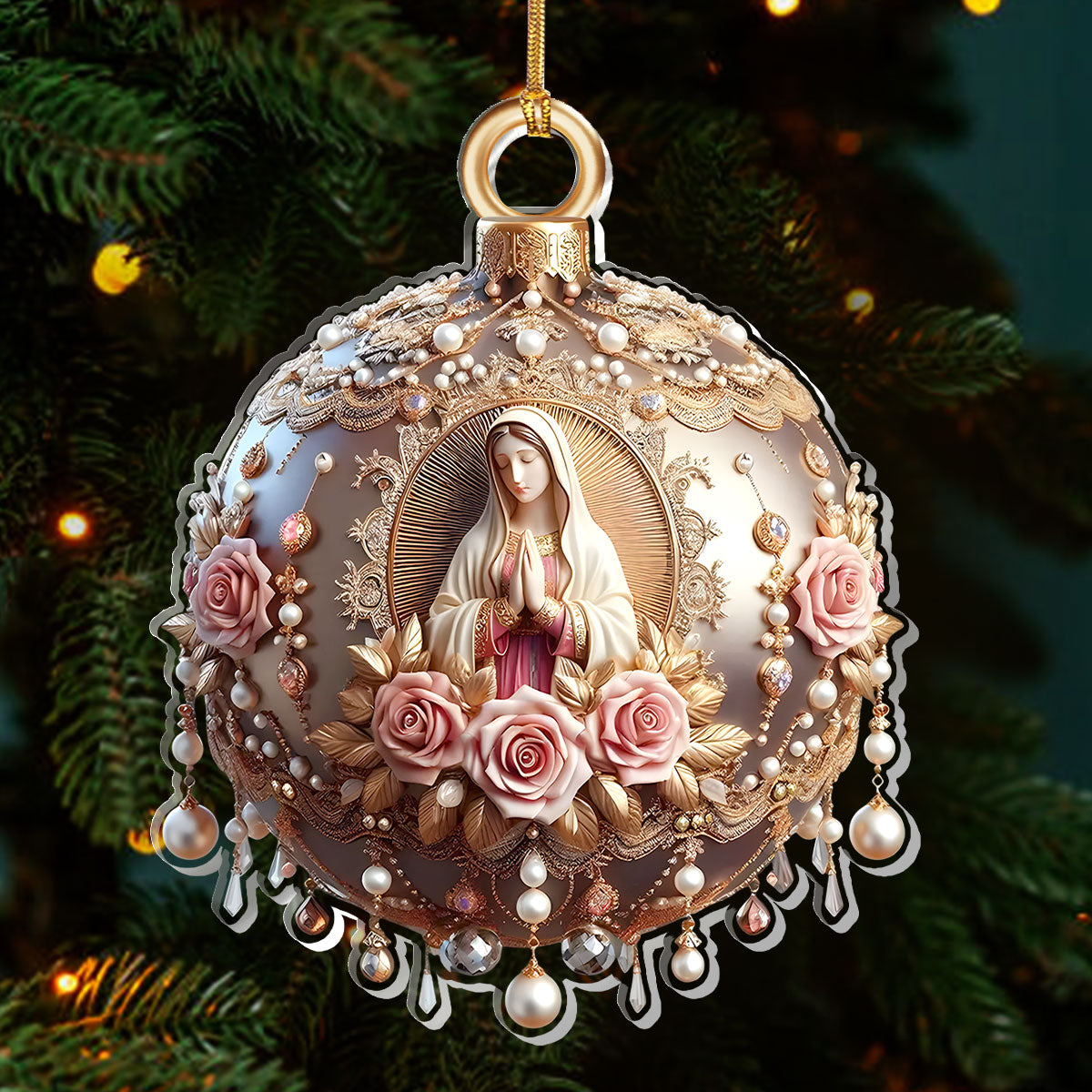 Believe - Personalized 1-Layer Acrylic Ornament